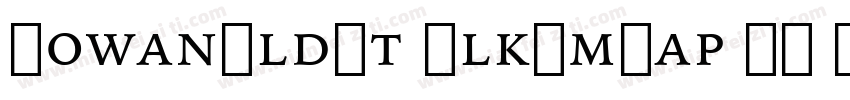 IowanOldSt BlkSmCap BT Black Small字体转换